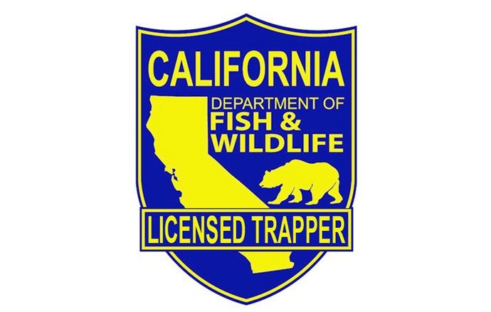 CDFW Licensed Trapper